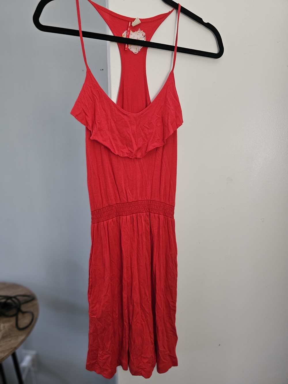 Elements Red Ruffle Tank Women’s Dress